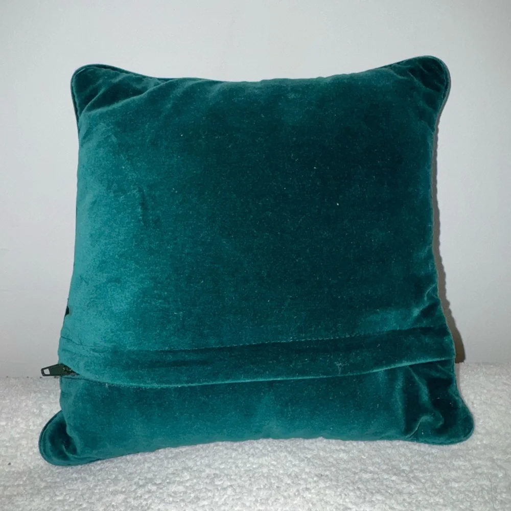 Panda Needlepoint Throw Pillow